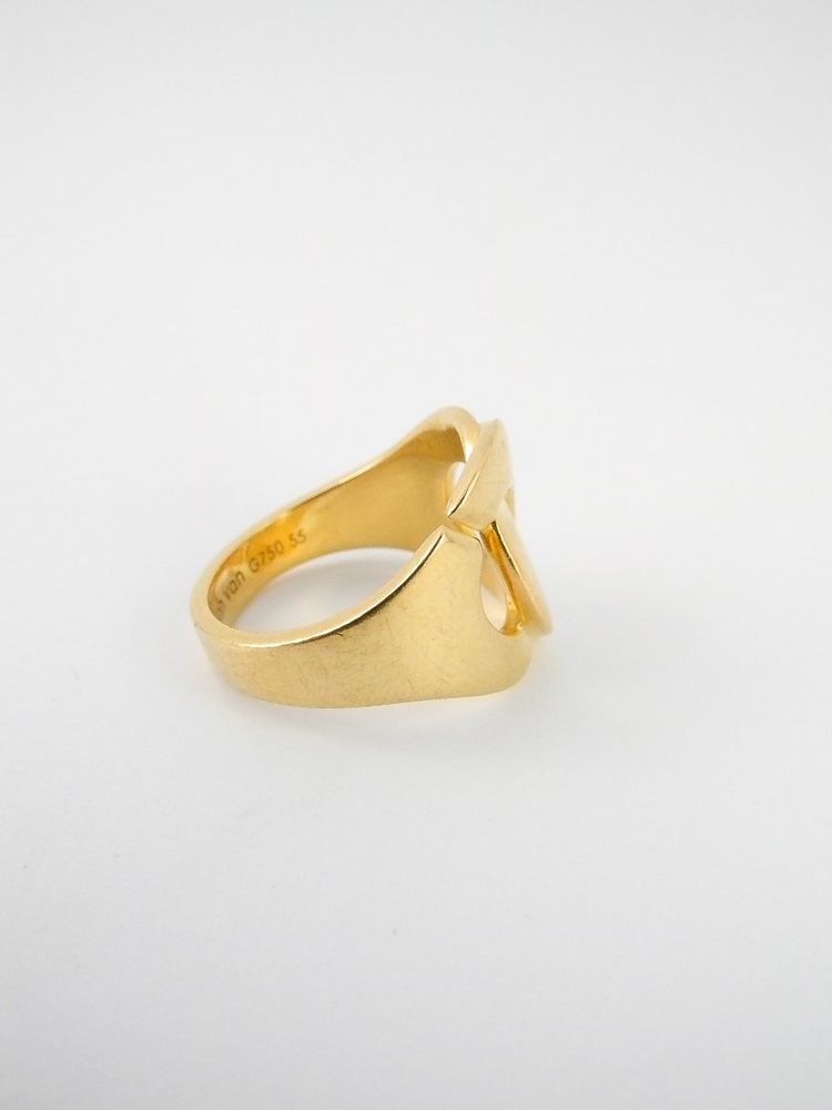 Ring „Dinh Van“ – Handschellen, großes Modell, aus Gelbgold