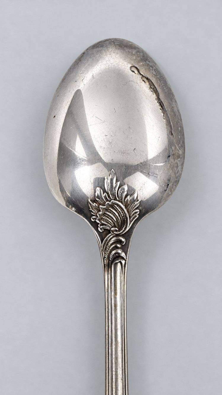 Christofle Marly – 12 silver-plated teaspoons with a gift box