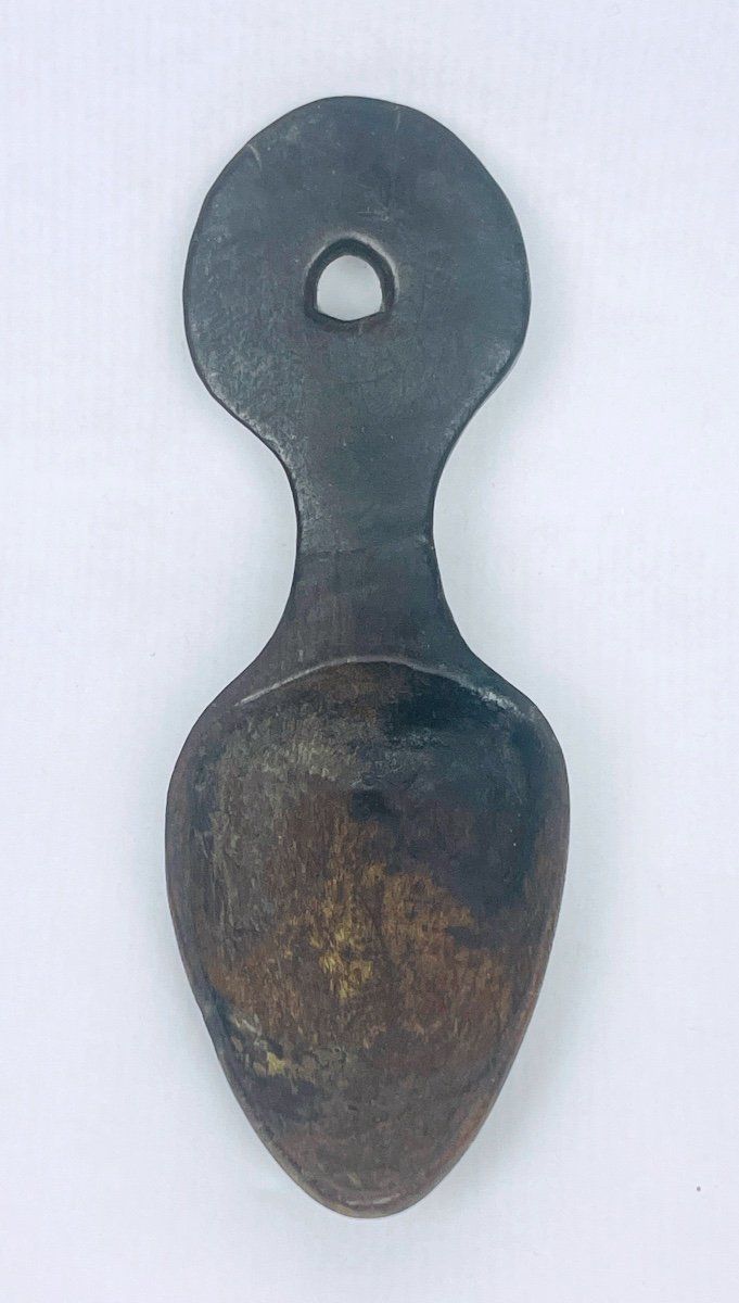 Cuillère de berger en buis, Hautes-Pyrénées, XIXe siècle n°1