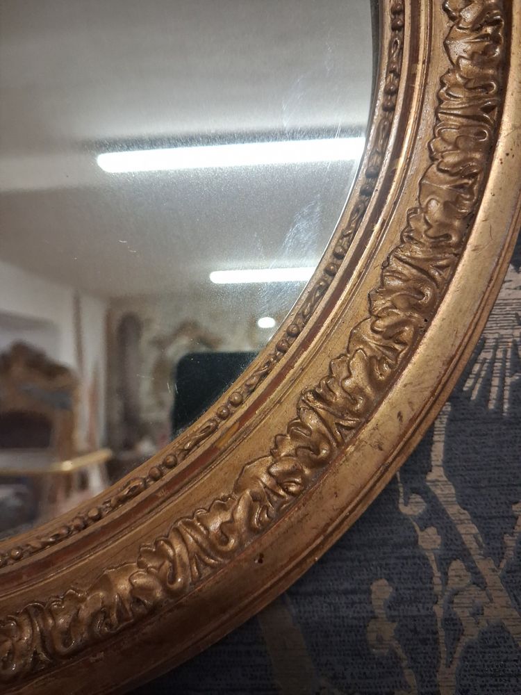 Miroir Oval époque XIX 43 x 37