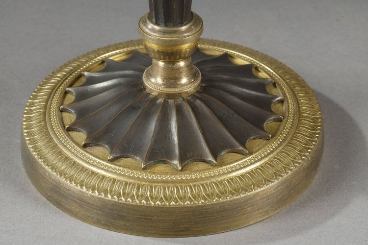 Coppia di candelieri dell'epoca imperiale