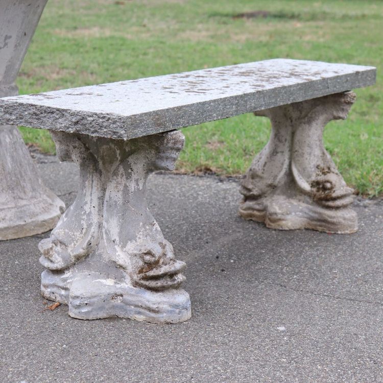 Garten-Set mit Tisch und zwei Bänken