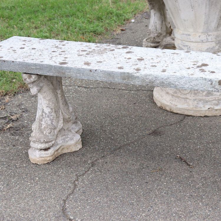 Garten-Set mit Tisch und zwei Bänken