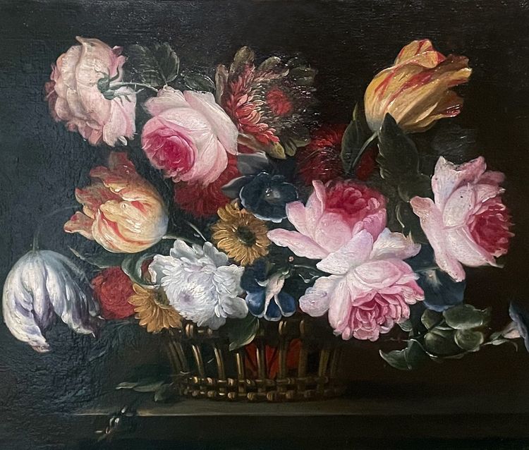 Still Life with Flowers – 18th-Century Dutch School