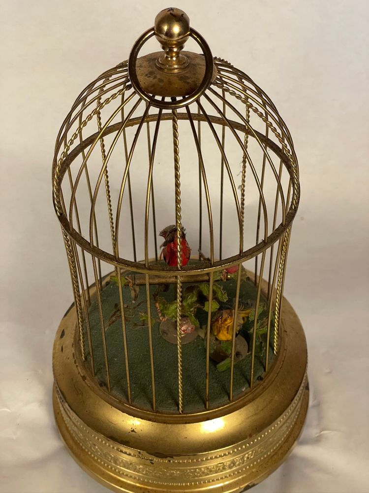 cage à oiseaux chanteurs automates