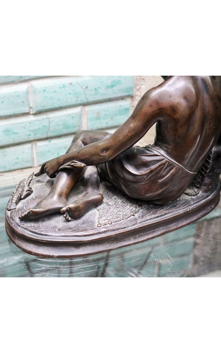 Neapolitan Lobster Fisherman, bronze