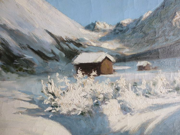 Pierre Godar, Landschaft aus Savoyen. 