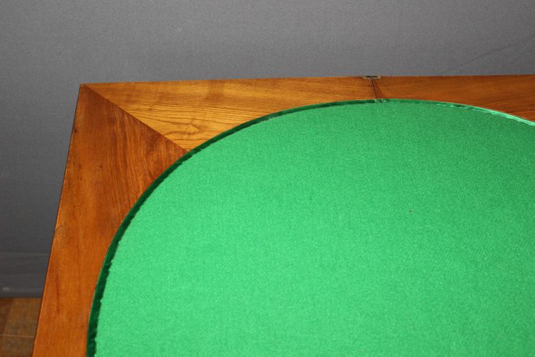 19th-Century Charles X Game Table in Ash
