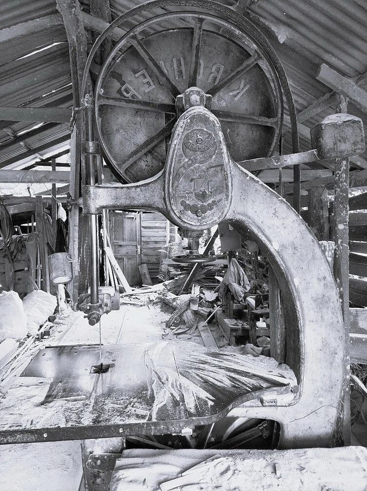 Plaque publicitaire de Machine Industrielle KIRCHNER Leipzig 1878. Travail du bois - scieries .