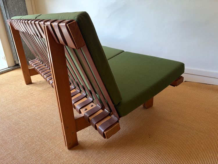 BENCH BY BORGE MOGENSEN FOR STOLEFABRIK, DENMARK, CIRCA 1960.