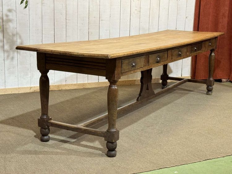 Early 20th-century chestnut community table