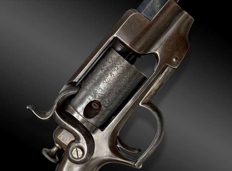 ALLEN & WHEELOCK REVOLVER – SIDEHAMMER – BELT MODEL – 1858