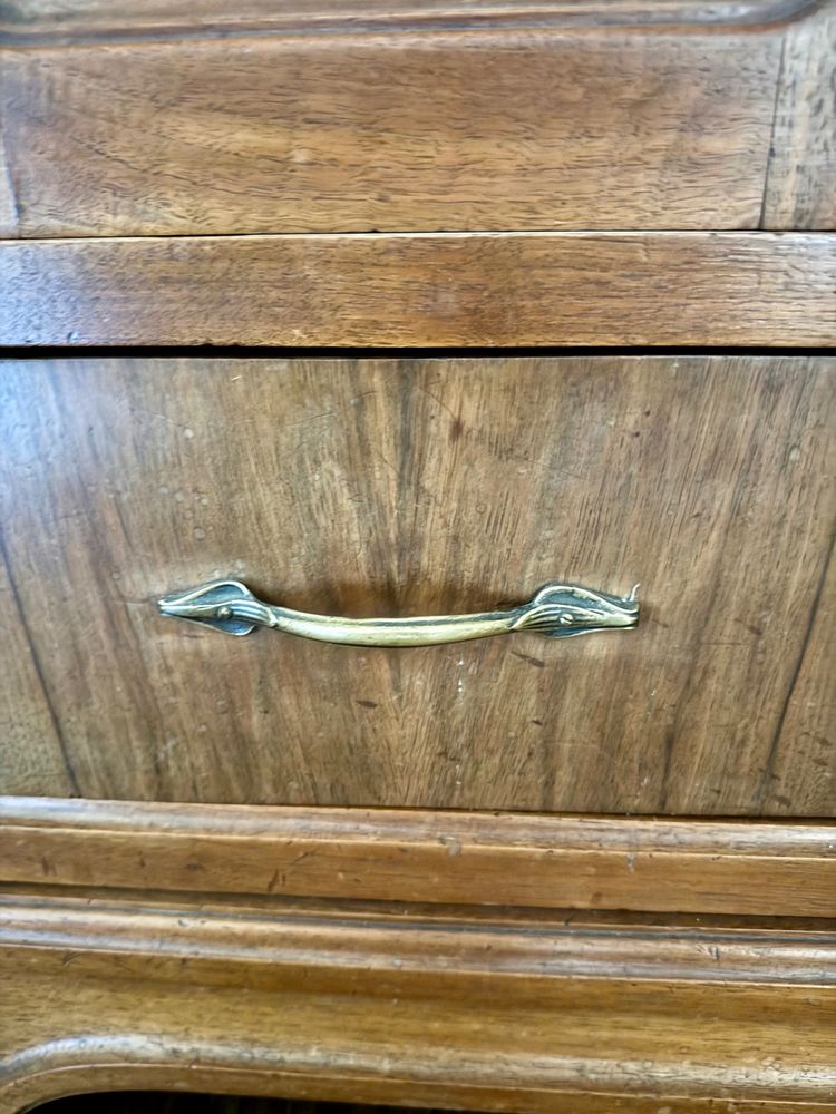 Vitrinenregal im Jugendstil der École de Nancy