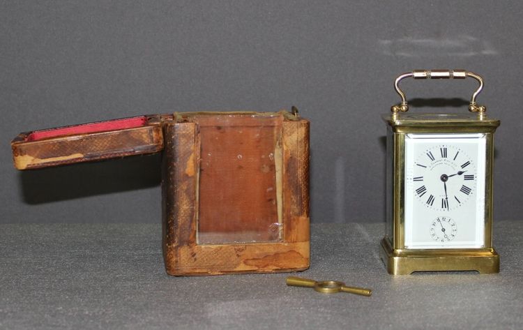 Officer's Table Clock by Charvet in Lyon 