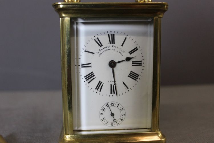 Officer's Table Clock by Charvet in Lyon 