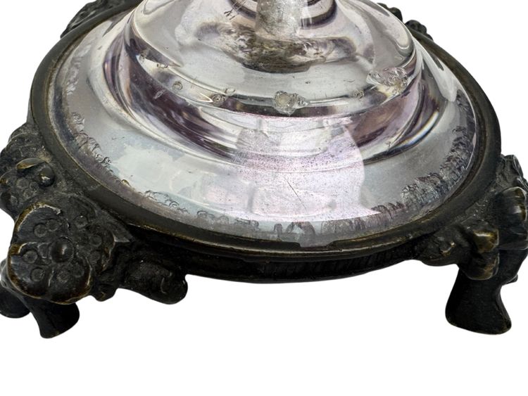 Baccarat – Kelch mit japanisch anmutendem Dekor  