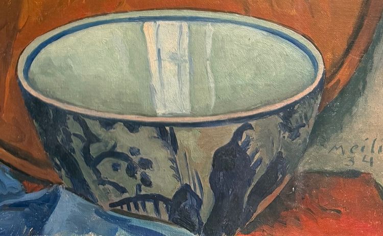 Conrad Meili (1895–1969) – Stillleben, das runde Tablett, 1934