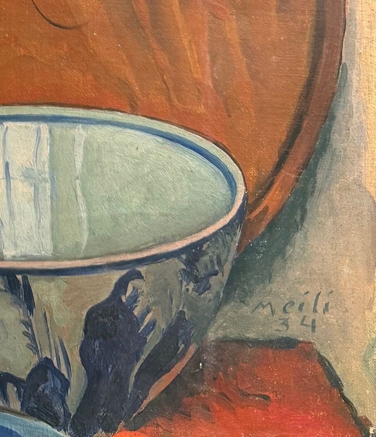 Conrad Meili (1895–1969) – Stillleben, das runde Tablett, 1934