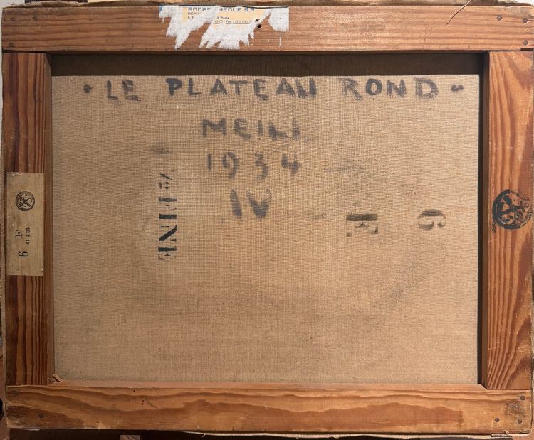 Conrad Meili (1895–1969) – Stillleben, das runde Tablett, 1934