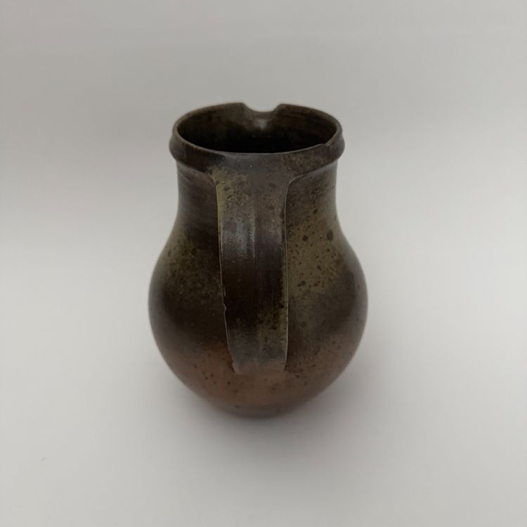 Stoneware pitcher signed Robert Deblander