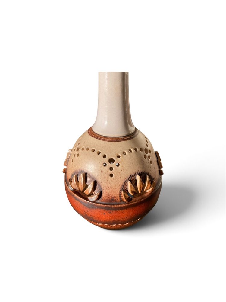 Ceramic lamp base, 1970s, by G.PELLETIER