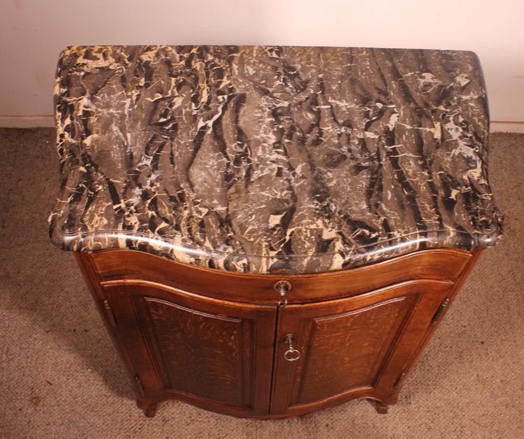 Sideboard aus der Louis-XV-Zeit (18. Jahrhundert) aus Eiche