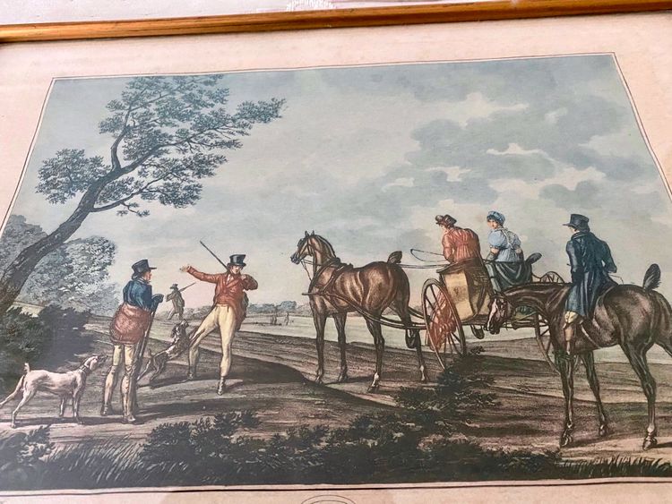 Paire de scènes de chasse d'après Carle Vernet