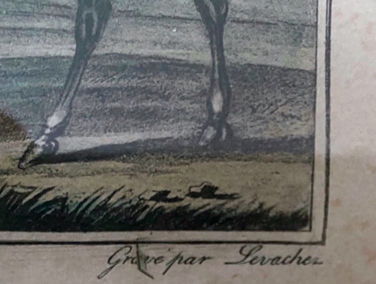 Paire de scènes de chasse d'après Carle Vernet