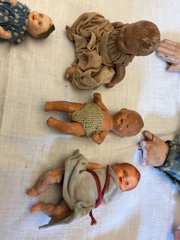 Set of cute dolls