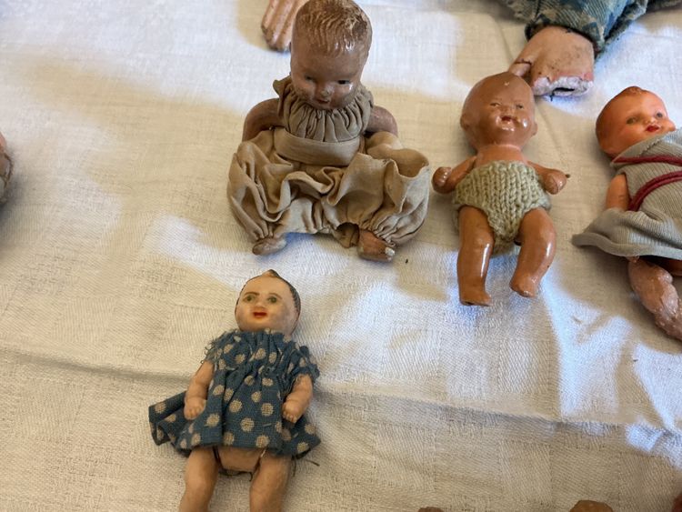 Set of cute dolls