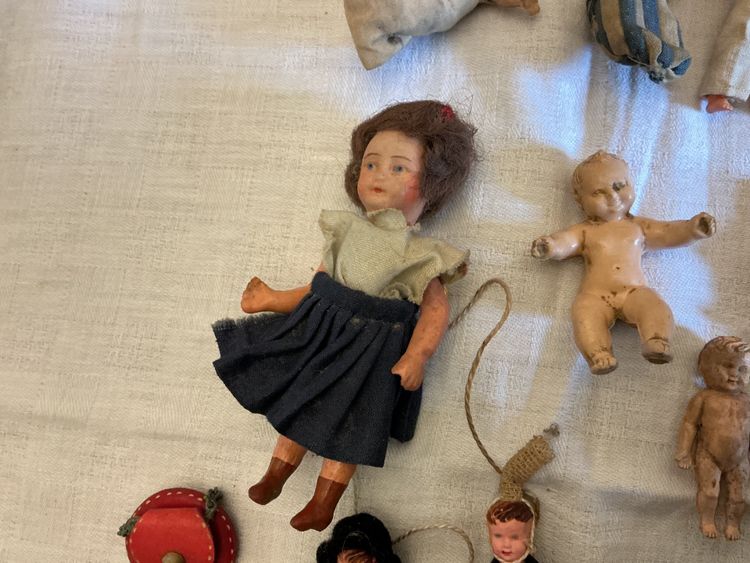 Set of cute dolls