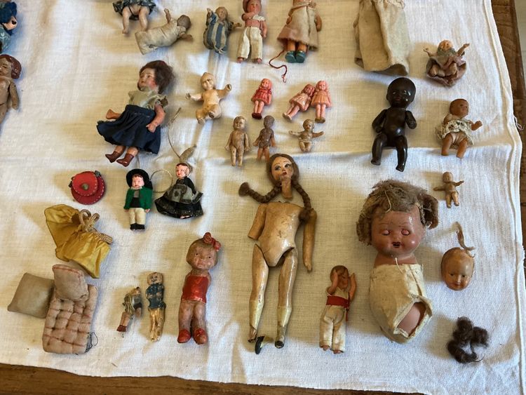 Set of cute dolls