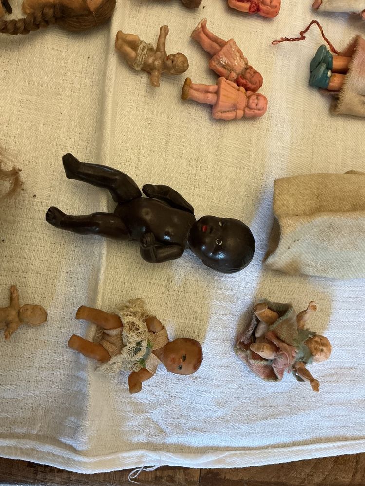 Set of cute dolls