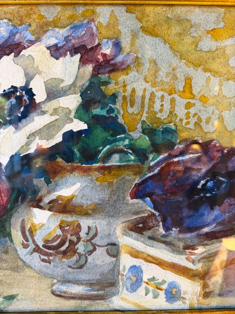 Aquarelle de fleurs de Marie Saubiez-Euler
