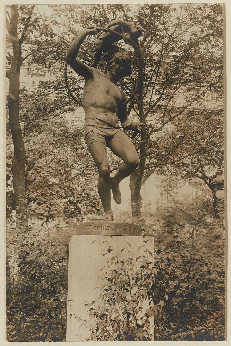 Monkey money - after François Rolard - Bronze