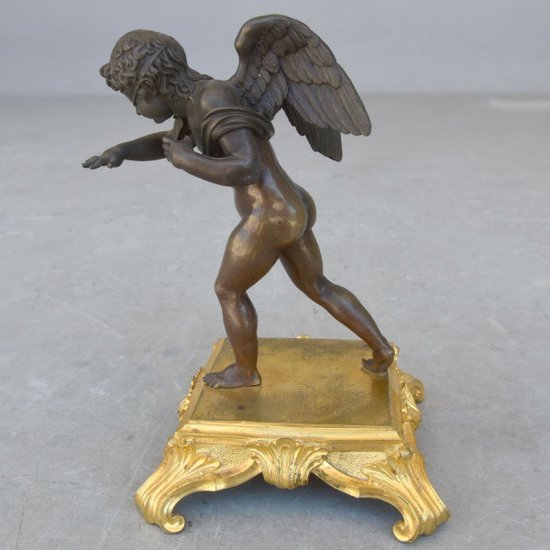 l'Amour Aveugle Bronze époque XIXème 