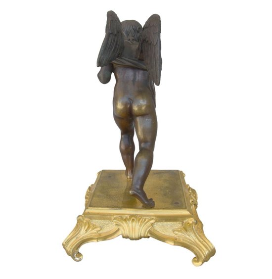 l'Amour Aveugle Bronze époque XIXème 