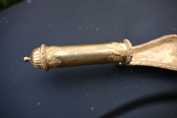 Rare hand-held candlestick, also known as a bishop's candlestick