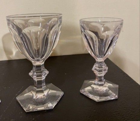 Set aus 48 Baccarat-Gläsern, Modell Harcourt