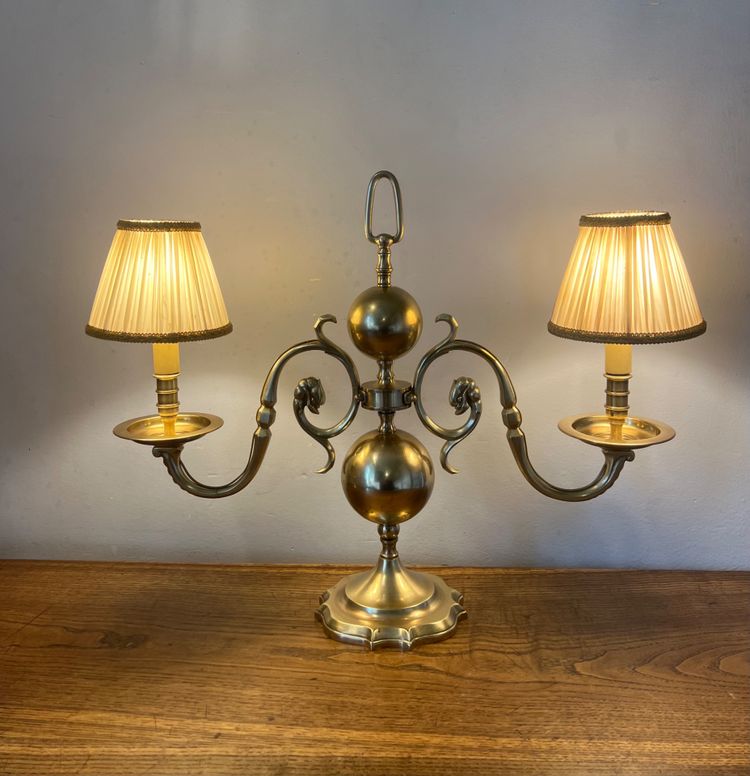 Pair of Dutch style lamps