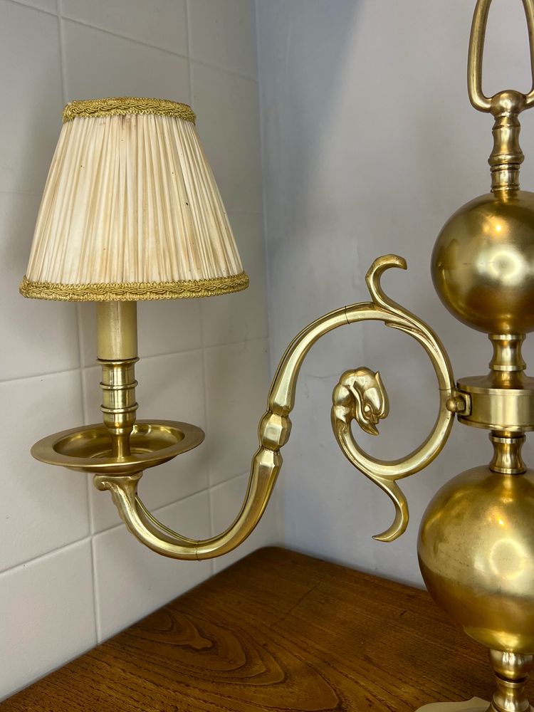 Pair of Dutch style lamps