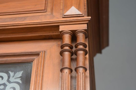 Large Renaissance Style Library In Nineteenth Walnut