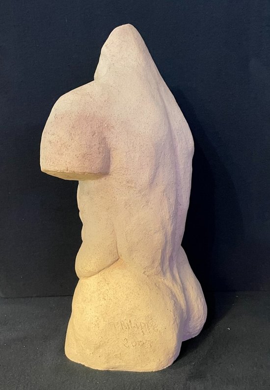 Buste d'homme à l’antique en terre cuite par Philippe Conficconi