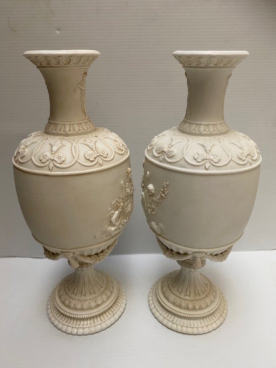 PAIR OF VASE IN COOKIE
