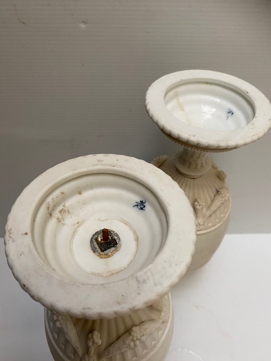 PAIR OF VASE IN COOKIE