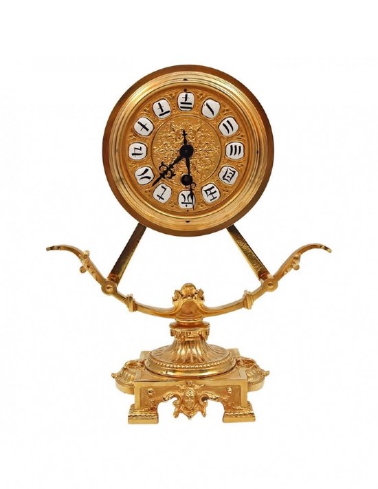 Uhr Aus Vergoldeter Bronze Ende 19.