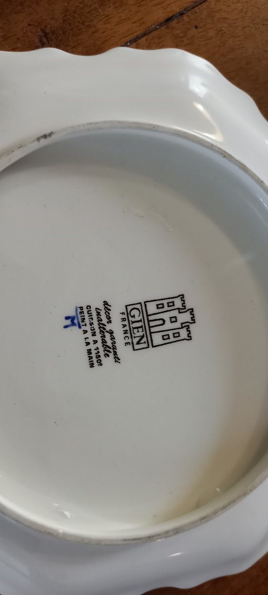 Teller aus Gien / 20.