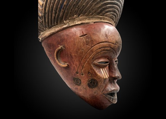 MASCHERA Mwana Pwo Culture Tshokwé, Repubblica Democratica del Congo