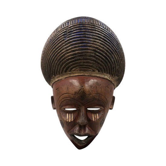 MASQUE Mwana Pwo Culture Tshokwé, République Démocratique du Congo