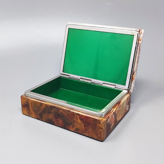 1960 Magnifique Coffret en Onyx. Fabriqué en Italie